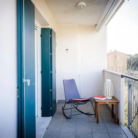 شقة Casa Bellucci - Stilvolles Familienapartment Mit Meerblick & Grossem Balkon